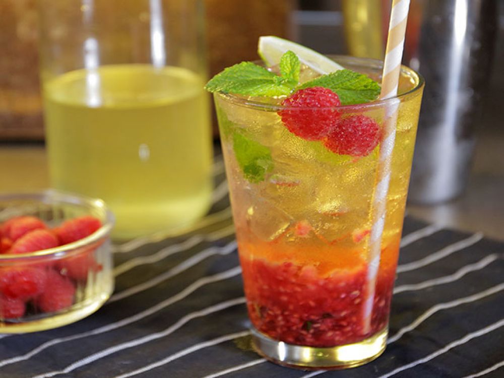 覆盆子柠檬莫西多的做法