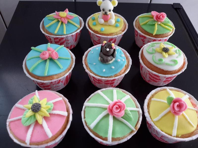 翻糖杯子蛋糕的做法