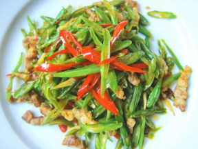 辣炒四季豆的做法