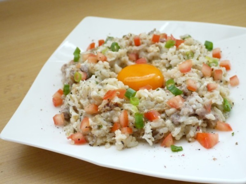 月见野菇燻鸡焗饭的做法