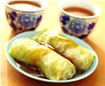 蚝油白菜卷的做法