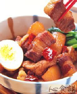 萝卜炖五花肉块的做法