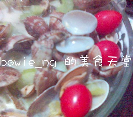 芝士酒汁蒸蛤蜊的做法