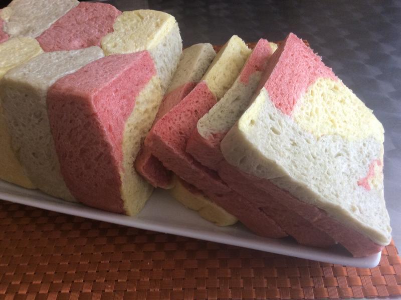 三色土司的做法