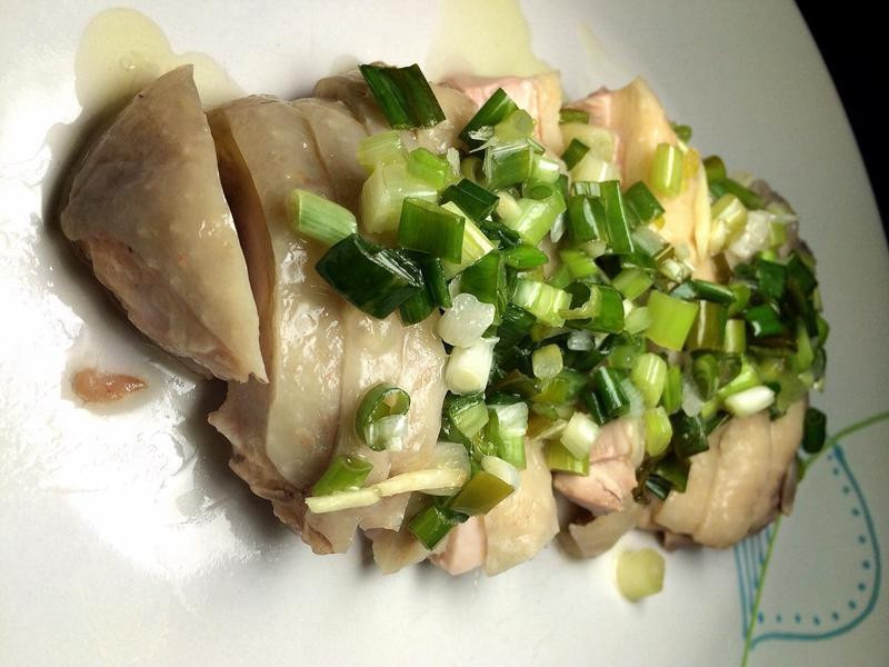 酒香葱油鸡的做法