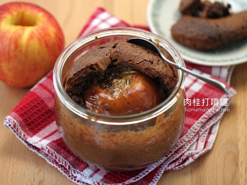 (玻璃瓶烘培)苹果巧克力蛋糕的做法