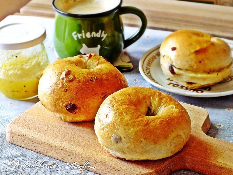 蜜红枣贝果的做法