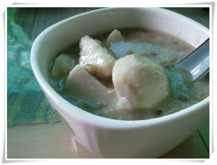 芋艿绿豆汤的做法