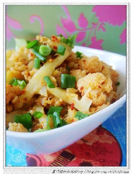 凉拌花菜的做法