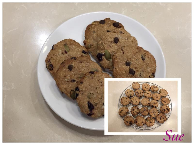 巧克力燕麦坚果饼干的做法