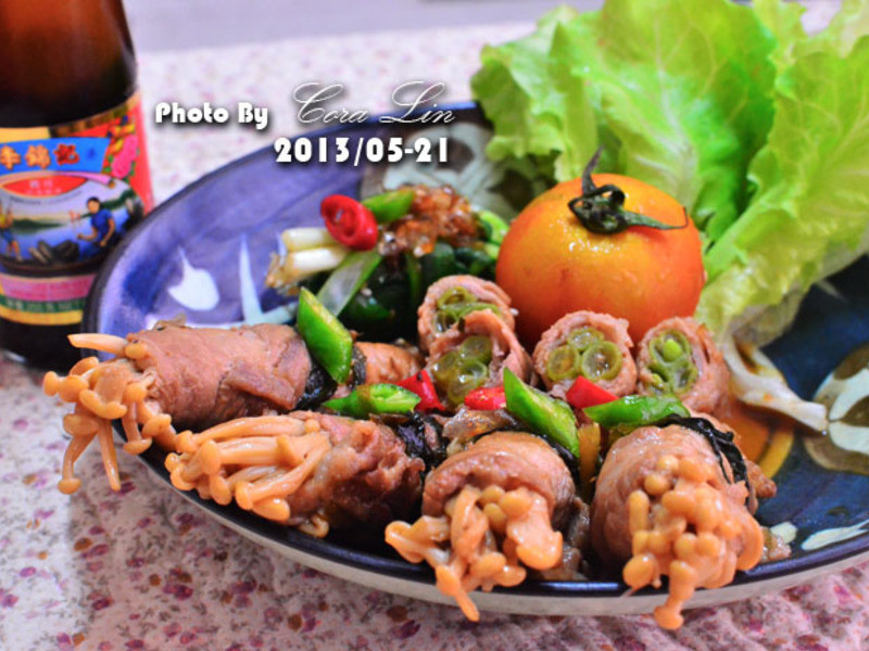 蠔汁煮肉卷的做法