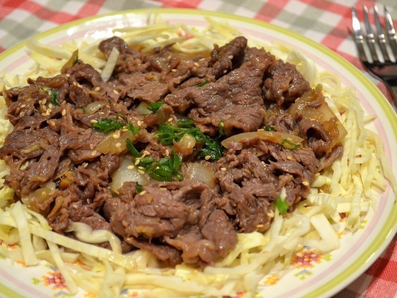 日式牛肉生姜烧的做法