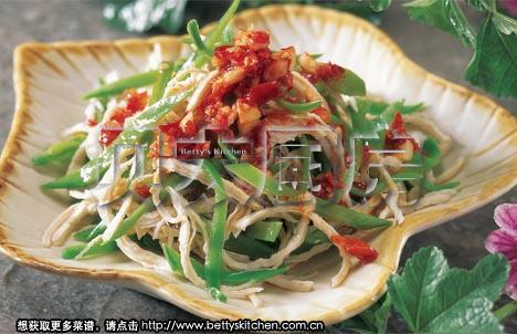 荷兰豆鸡丝的做法