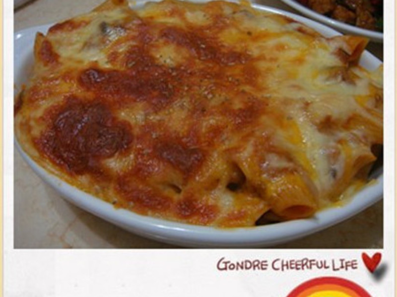 瞎做焗烤茄汁笔管面的做法