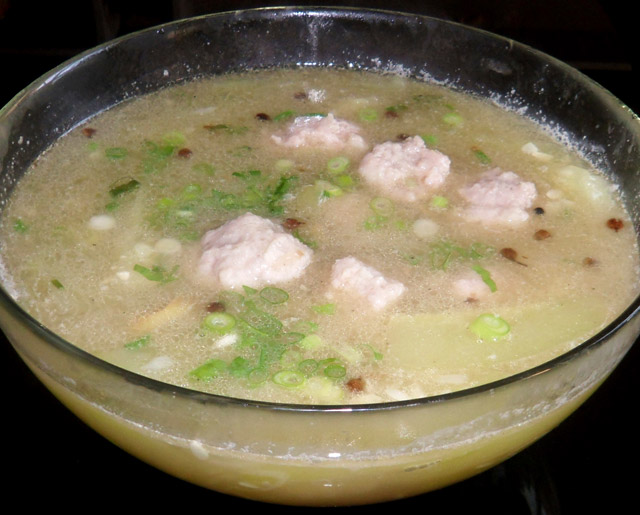 黄瓜肉丸汤的做法
