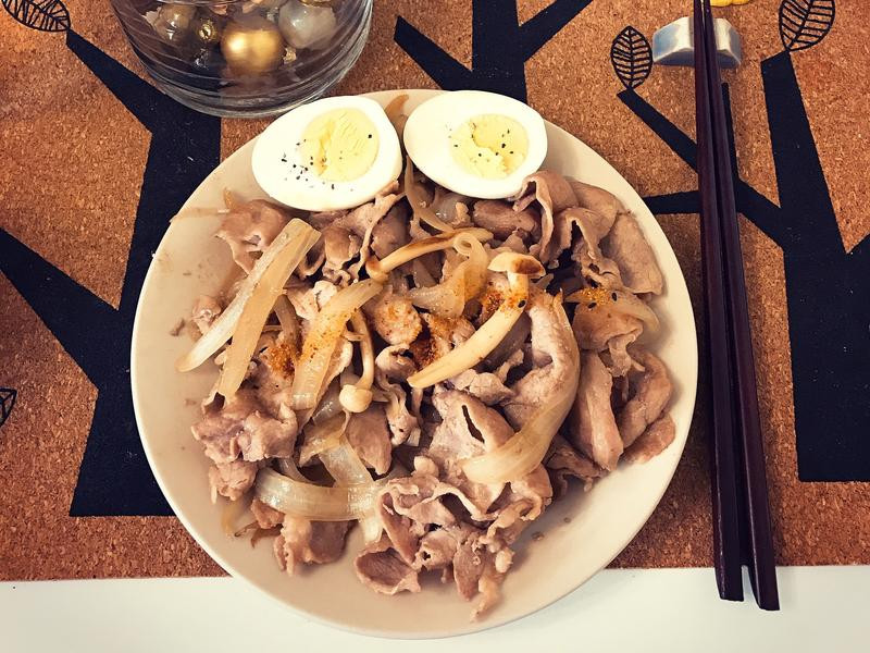 日式洋葱猪肉饭的做法