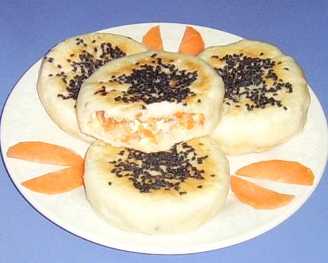 食画食说:依然做的素火烧的做法