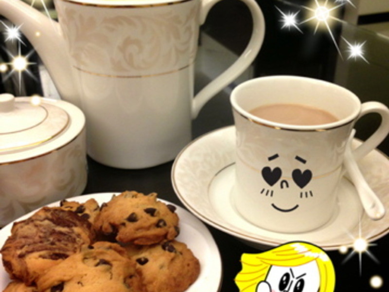 巧克力豆跟双色饼干的做法