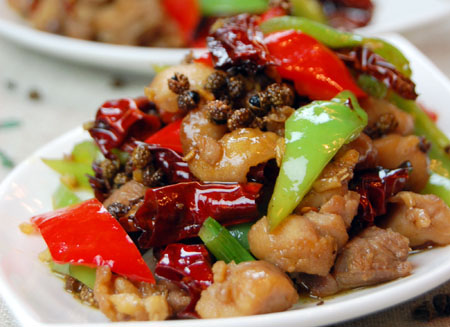 花椒鸡丁的做法