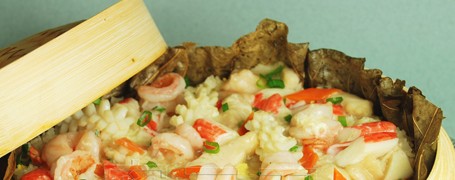 笼仔海鲜焗饭的做法