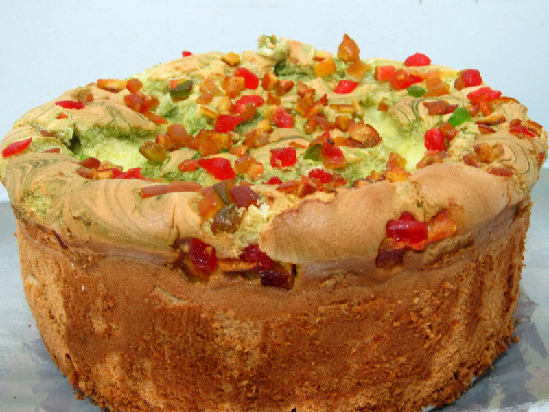 (抹茶花式)戚风蛋糕的做法