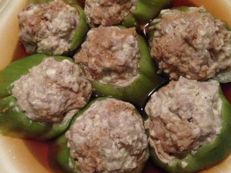 丝瓜镶肉的做法