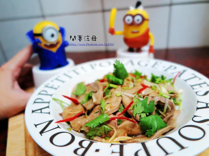 快速料理 - 台式凉拌粉肝的做法