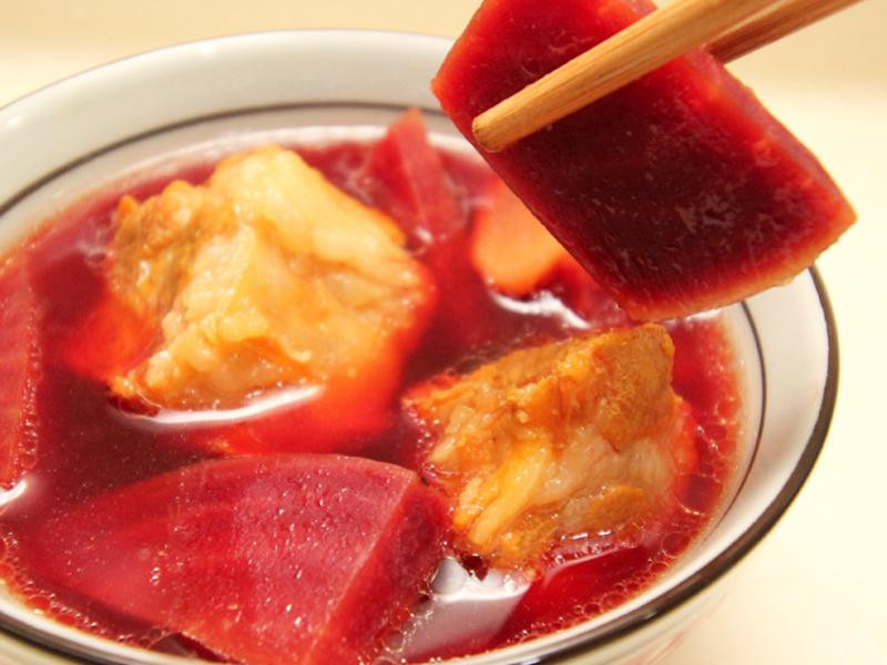甜菜根排骨汤的做法