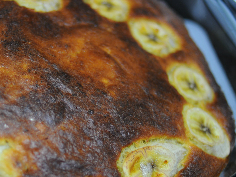 自制乳酪香蕉蛋糕 食谱 / 做法的做法