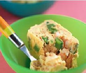 鲜虾风味厚蛋煎的做法