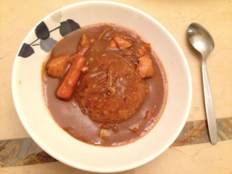 太好吃的香蕉牛奶鸡肉咖哩饭!!!!的做法