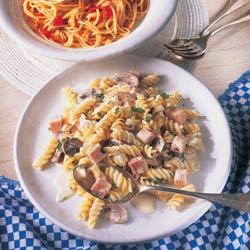 火腿乳酪意大利面的做法