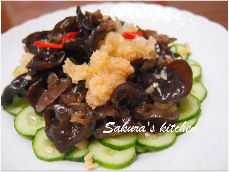 酸辣双耳的做法