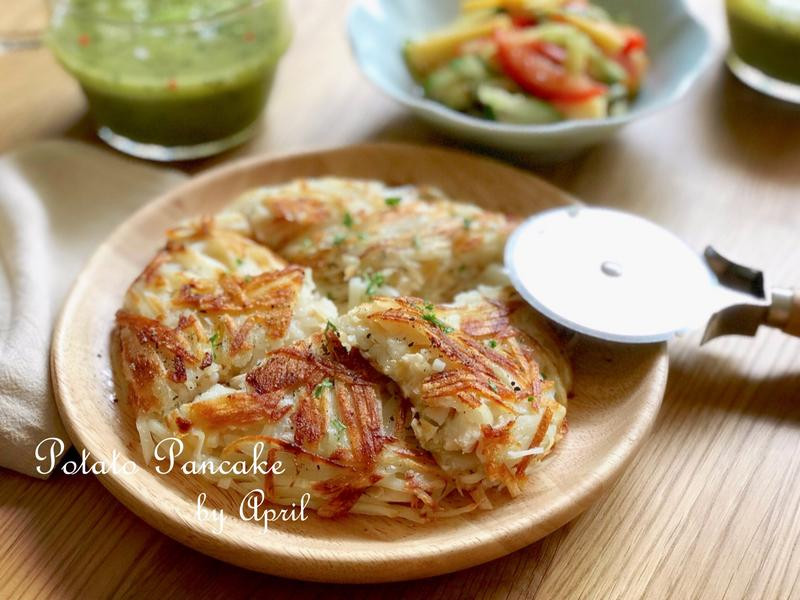 10分钟美味鸡肉起司薯饼的做法