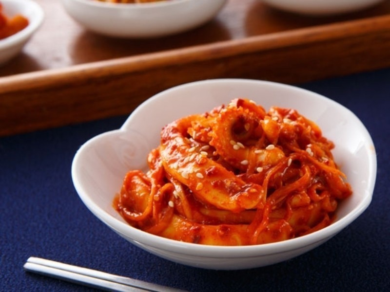 韩式小菜》辣拌透抽的做法