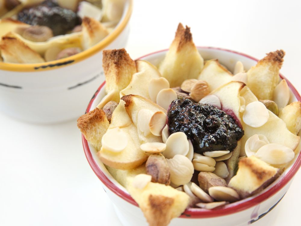 杏仁蓝莓面包杯的做法