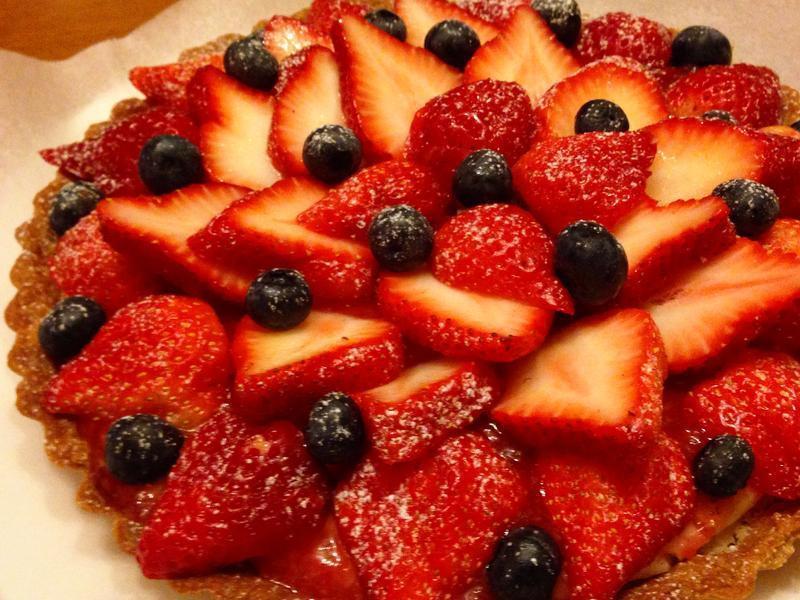 SSU法式卡士达草莓派的做法