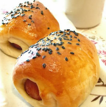 猪仔包(热狗包)的做法