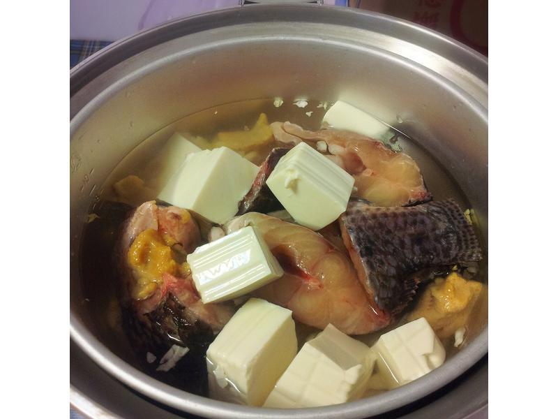 味噌豆腐鲜鱼汤!!的做法