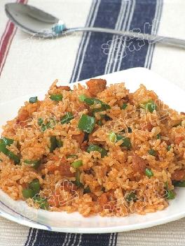 辣酱炒饭的做法