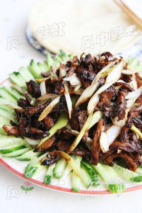 酱爆烤鸭丝的做法
