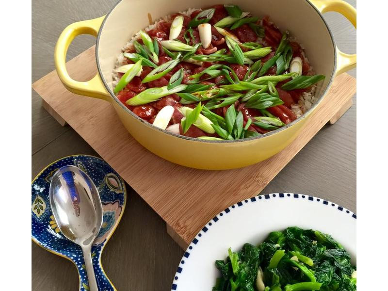 LC铸铁锅 x 港式腊味饭的做法