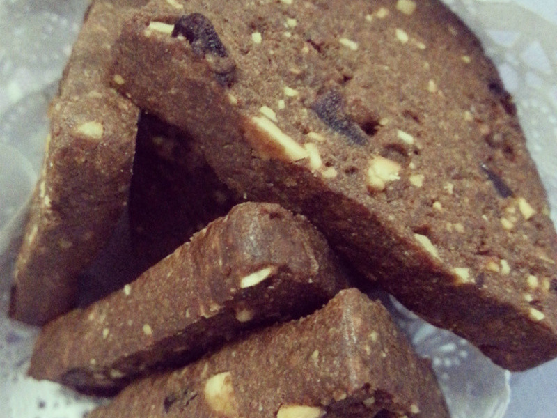 橙香可可杏仁饼的做法