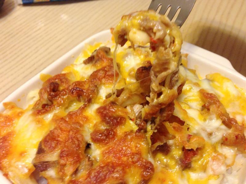 韩式泡菜焗烤饭。by克莉丝塔的做法