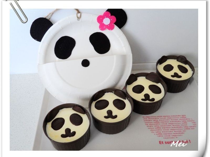 巧克力熊猫鲜奶酪的做法