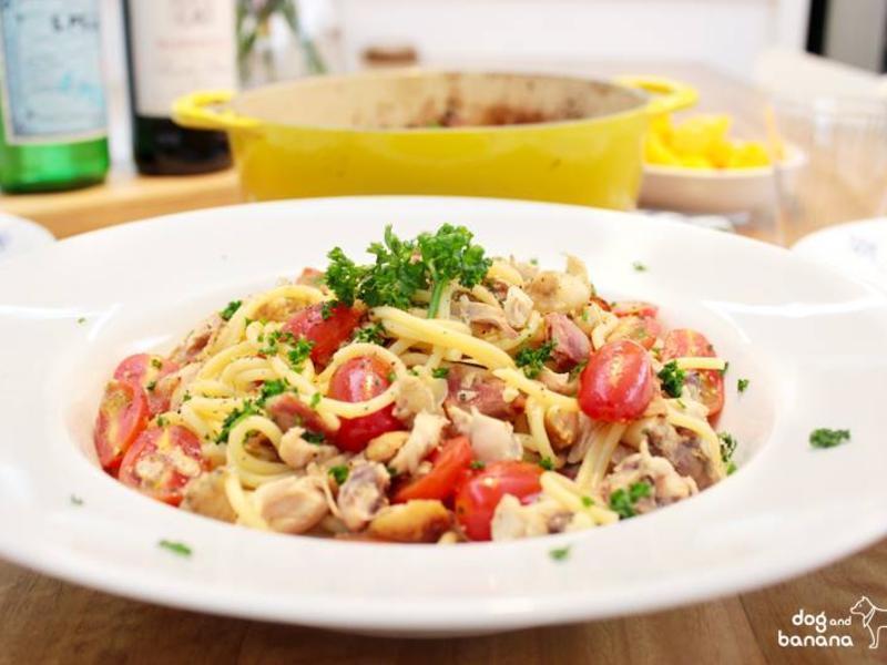 番茄培根鸡肉义大利面的做法