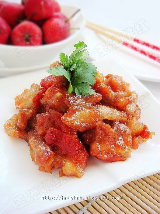 山楂肉片的做法