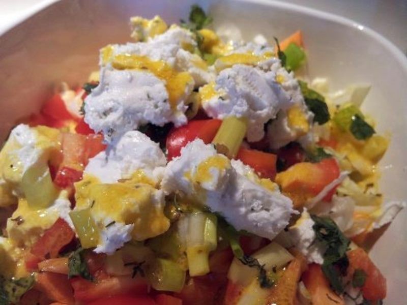 羊奶起司沙拉的做法