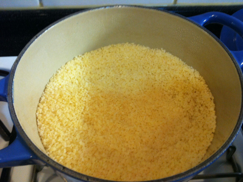 摩洛哥小米鸡肉沙拉的做法