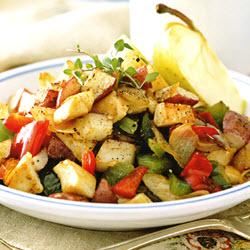 马铃薯甜椒鸡肉杂烩的做法